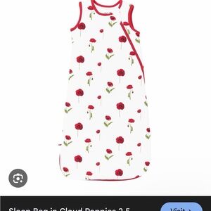 $55 Kyte Baby Sleep Sack 2.5 Tog Medium Cloud Poppy - Sold Out